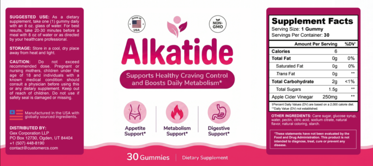 AlkaTide Ingredients